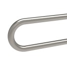 Barra maniglione fissa con rinforzo cm80 inox satinato Goman XB03U/91