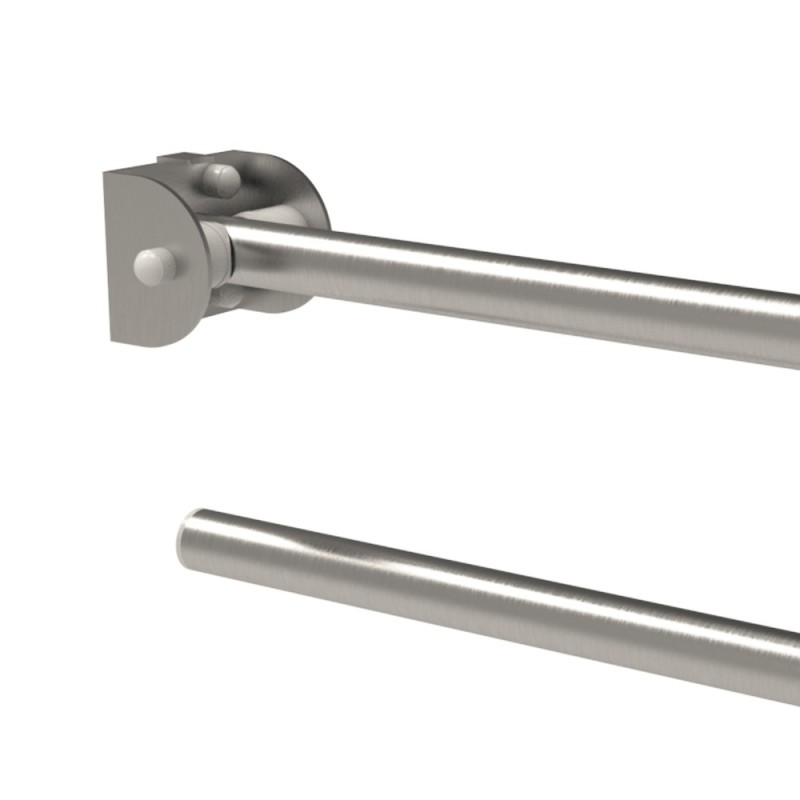 Barra maniglione rallentato ribaltabile cm.60 inox satinato Goman XB04/91