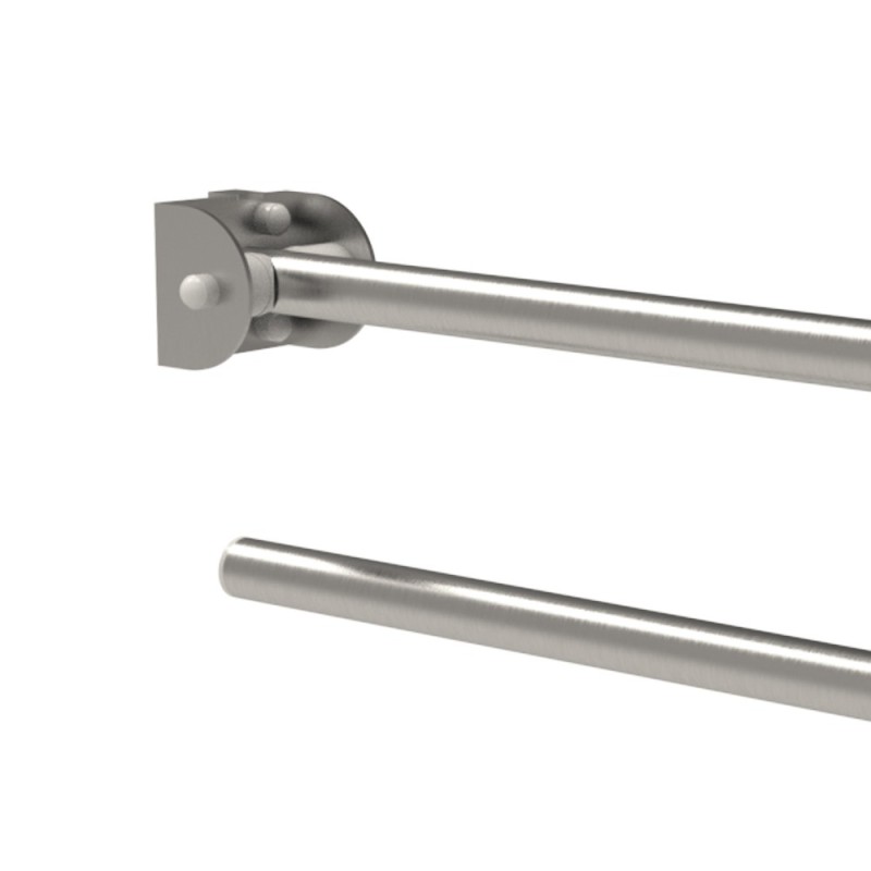 Barra maniglione ribaltabile cm 80 inox satinato Goman XB05/91