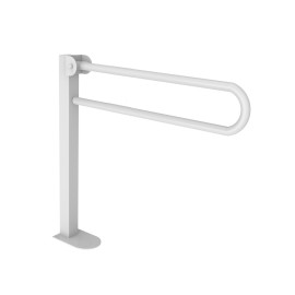 Maniglione barra inox ribaltabile su colonna bianco Goman XB07/01