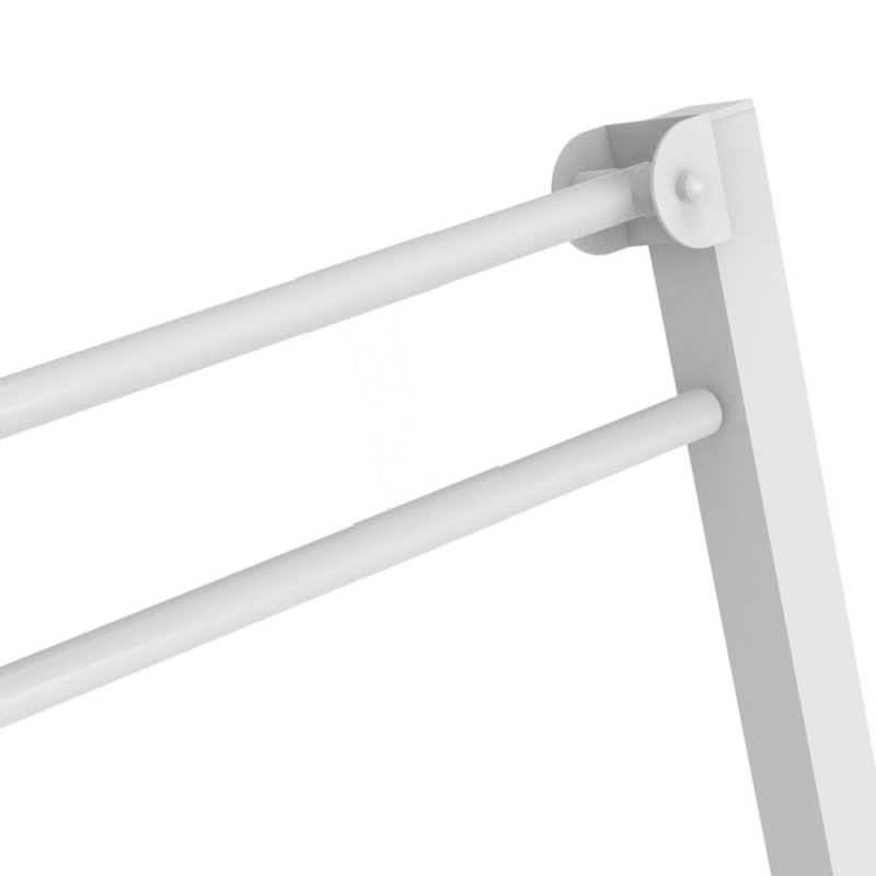 Maniglione barra inox ribaltabile su colonna bianco Goman XB07/01