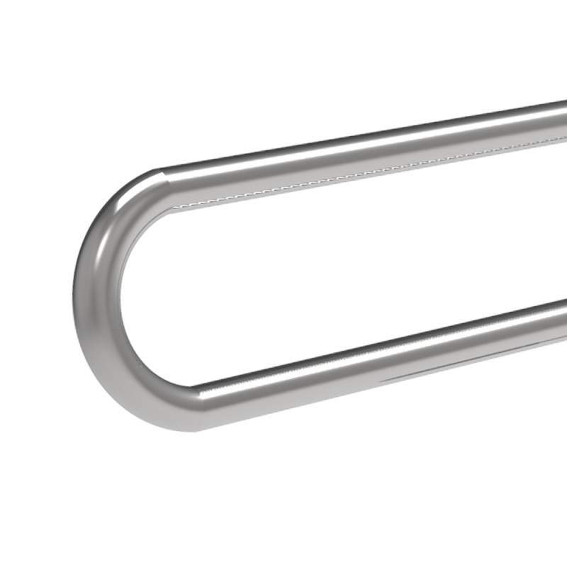 Maniglione barra ribaltabile 80x80 inox lucido Goman XB07/93