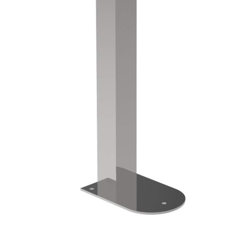 Maniglione barra ribaltabile 80x80 inox lucido Goman XB07/93