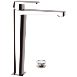 Dream remer miscelatore monocomando lavabo alto con o senza piletta click-clack Remer D10L