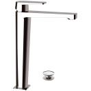 Dream remer miscelatore monocomando lavabo alto con o senza piletta click-clack Remer D10L