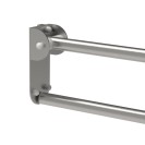 Maniglione barra ribaltabile con piastra lunga cm60 inox satino Goman XB12/91