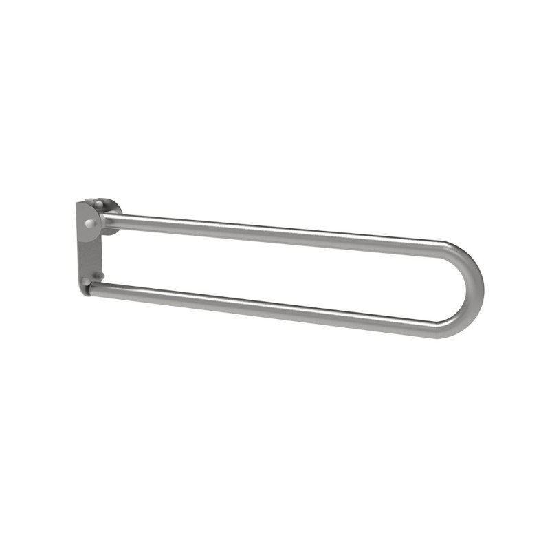 Maniglione barra ribaltabile con piastra lunga cm 80 inox satinato Goman XB13/91