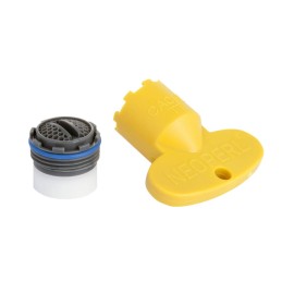 Aeroflux a incasso m 16,5 x 1 con coin slot e chiave smontaggio inclusa Idrobric BLIROM0113CS