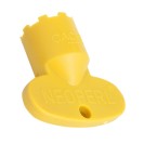 Aeroflux a incasso m 16,5 x 1 con coin slot e chiave smontaggio inclusa Idrobric BLIROM0113CS