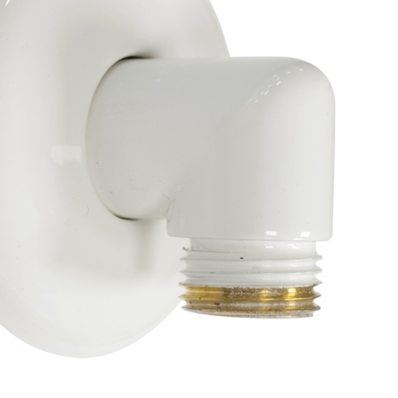 Angolo con rosone per saliscendi bianco Idrobric F0208 BI