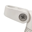 Snodo bianco per saliscendi asta tonda Idrobric F0209 BI Snodo bianco per saliscendi asta tonda Idrobric F0209 BI