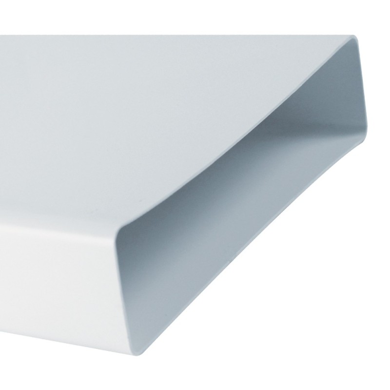 Canale piatto rettangolare 55x110x1000mm bianco per cappe Idrobric SFUASP0070BI