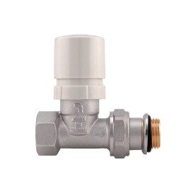 Valvola diritta termostatizzabile con volantino e attacco F1/2" Idrobric SACVAL0107TE