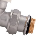 Valvola diritta termostatizzabile con volantino e attacco F1/2" Idrobric SACVAL0107TE