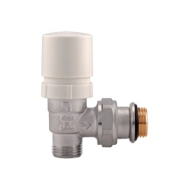 Valvola ad angolo termostatizzabile con volantino e attacco M1/2" Idrobric SACVAL0110TE