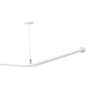 Reggitenda angolare versione sinistra da 120x80 cm con supporto a soffitto Goman ZRA120S/01