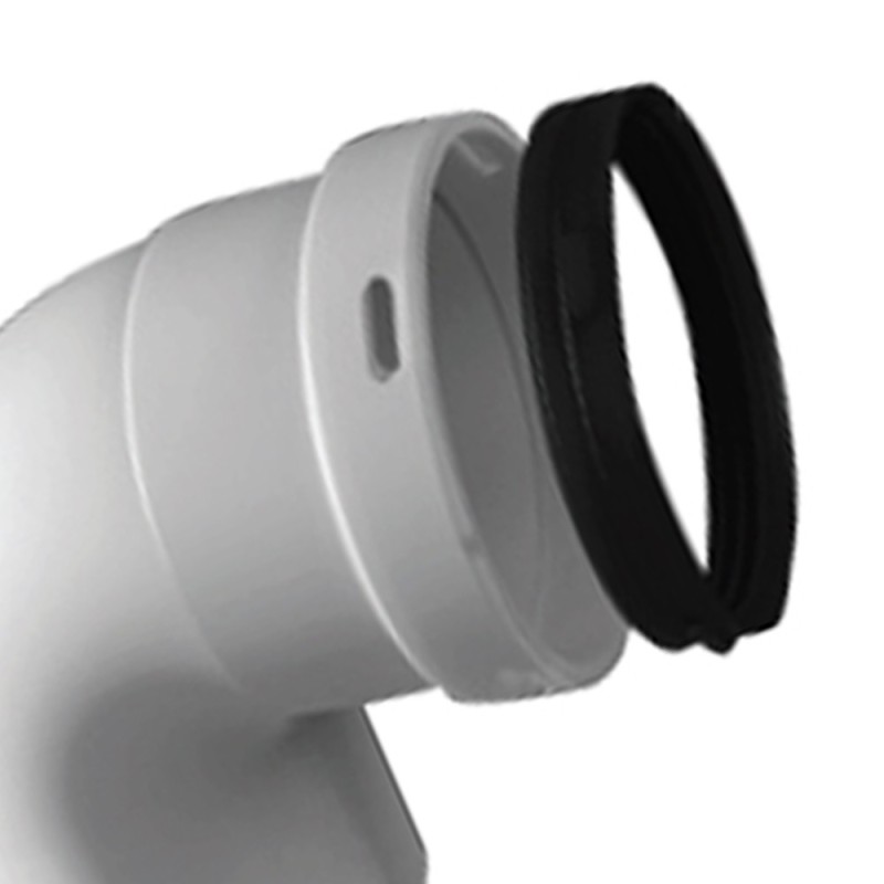 Curva 90 gradi in pp maschio-femmina di d80 mm Idrobric SFUCAL0129CU