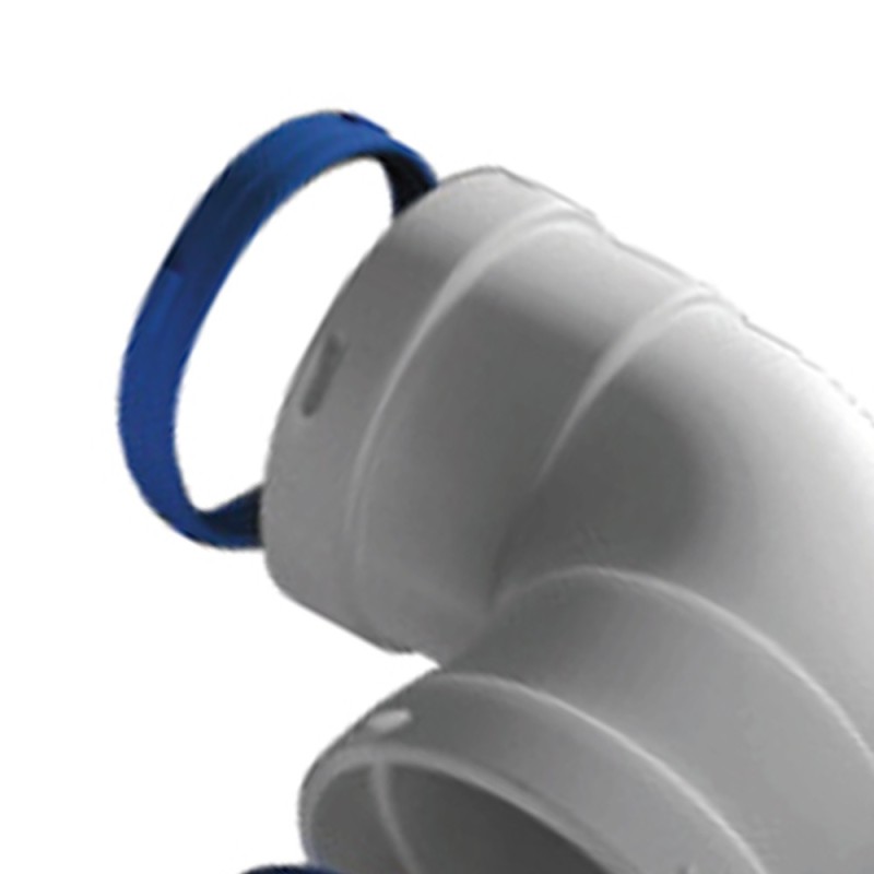Curva 90 gradi femmina-femmina in alluminio estruso d80 mm e 1 sp mm Idrobric SFUCAL0116CU
