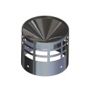 Terminale scarico fumi orizzontale inox d80 mm Idrobric SFUCAL0120TR