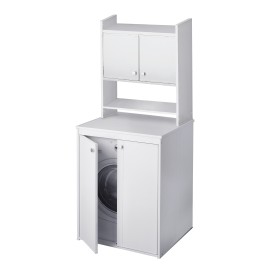 Scaffale in appoggio sopra lavatrice in pvc Negrari 5017P