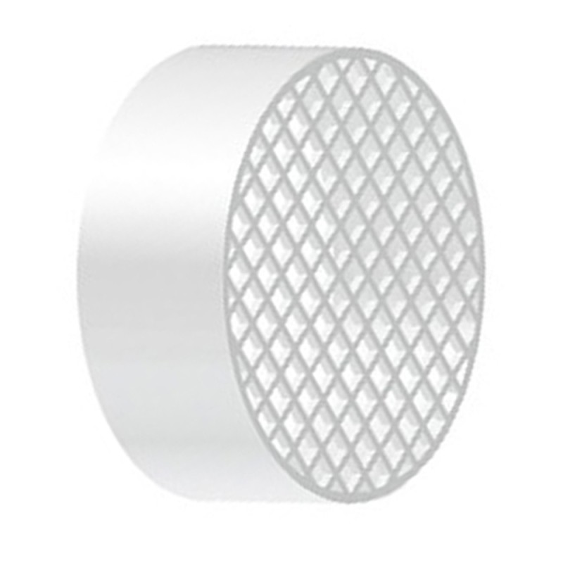 Terminale aspirazione aria in polipropilene d80 bianco Idrobric SFUCAL0124TR