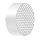 Terminale aspirazione aria in polipropilene d80 bianco Idrobric SFUCAL0124TR