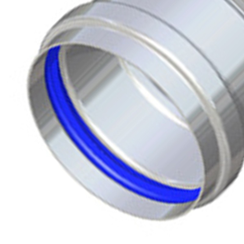 Tappo scarico condensa in alluminio d80 mm sp 1,5 mm per intubamento canne fumarie Idrobric SFUCAL0109TA