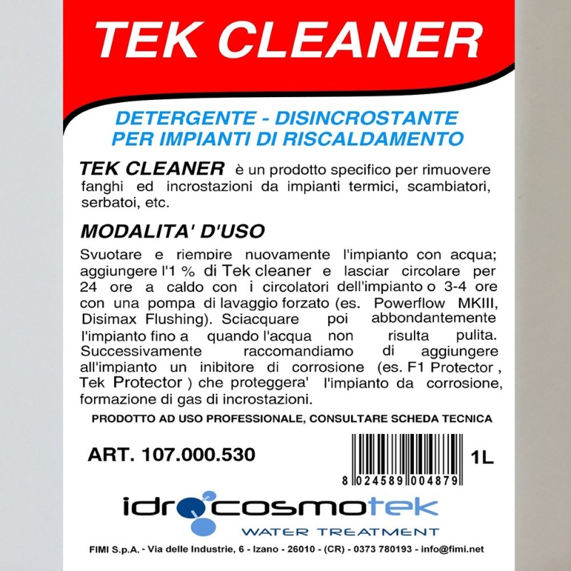 Detergente disincrostante lt 1 per impianti termici Idrobric SFUCAL0176DE