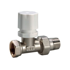 Valvola termostatizzata diritta per radiatori in ferro d 1-2 pollice Idrobric CARVAL0032VA