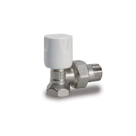 Valvola a squadra per radiatori attacco ferro d1-2 pollice Idrobric CARVAL0019VA