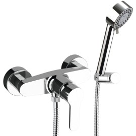 Rubinetto doccia esterno con kit doccia a 4 funzioni - serie winner Remer W38