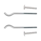 Mensola con tasselli per radiatori in alluminio dm 7 x 170 mm Idrobric T0877