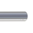 Tubo in alluminio di d 80 mm estruso m/f a triplo labbro in silicone e sp 1,5 mm Idrobric SFUCAL010XXTU