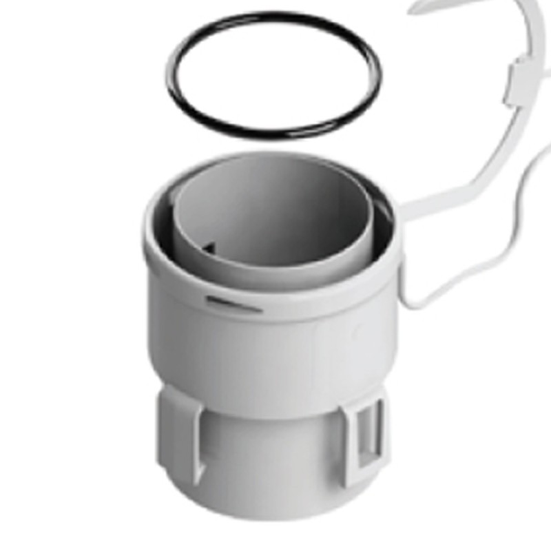 Kit adattatori per tubo flessibile con sistema antisgancio 1 maschio piã¹ 1 femmina Idrobric SCACAL019XX