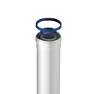 Prolunga coassiale universale maschio-femmina di d 60/100 mm in alluminio e acciaio Idrobric SCACAL018XXPR