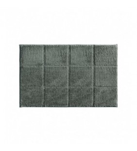  SQUA60X110GR Tappeto grigio in microfibra 60X110 cm - Serie Square 