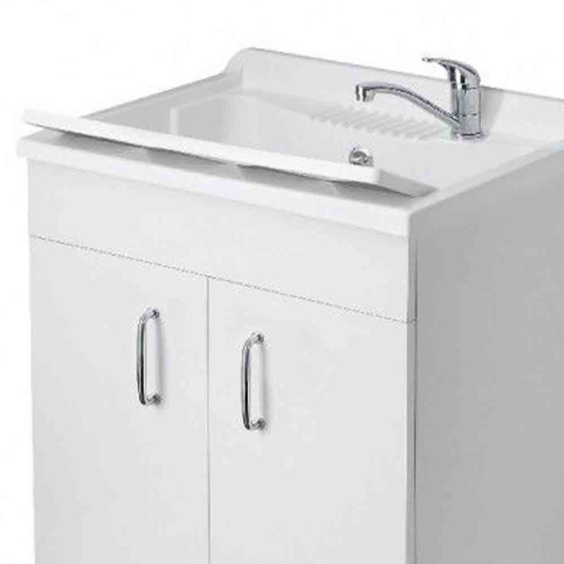Lavatoio in legno montato con imballo rinforzato 60 x 50 Negrari 7002CIR