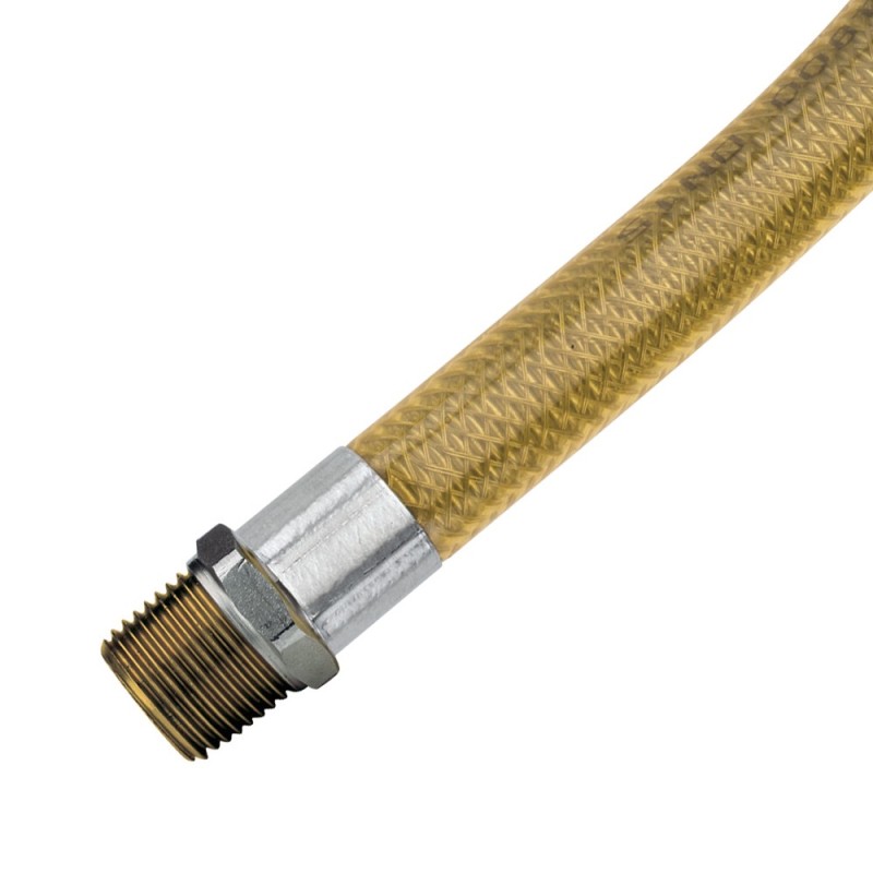 Tubo flessibile per gas mf da 1/2" Idrobric SACGAS002XMF