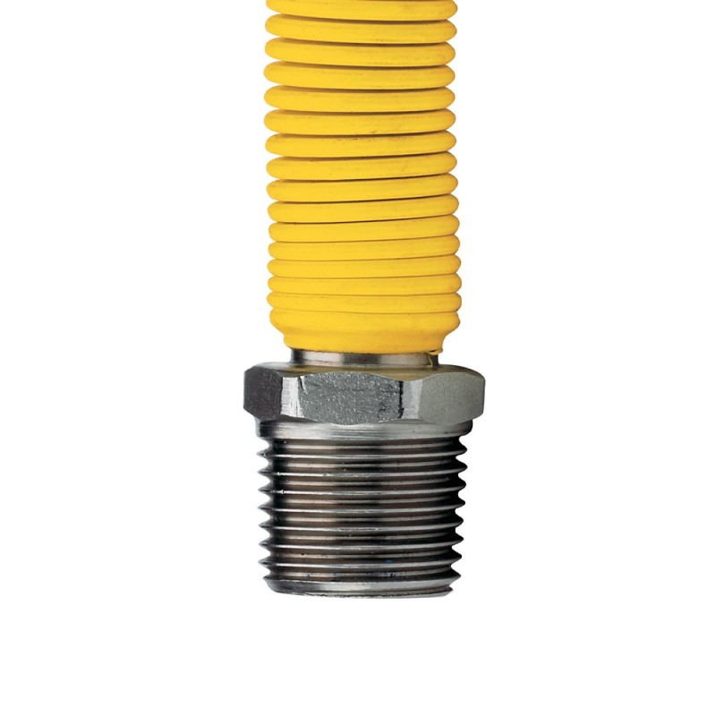 Attacchino estensibile in acciaio inox rivestito per gas mf Idrobric CARGAS001XX