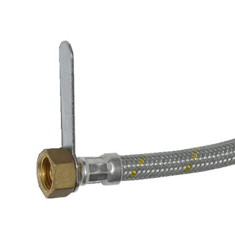 Manichetta con leva per gas liquido ff da 1/2" Idrobric K0355XX