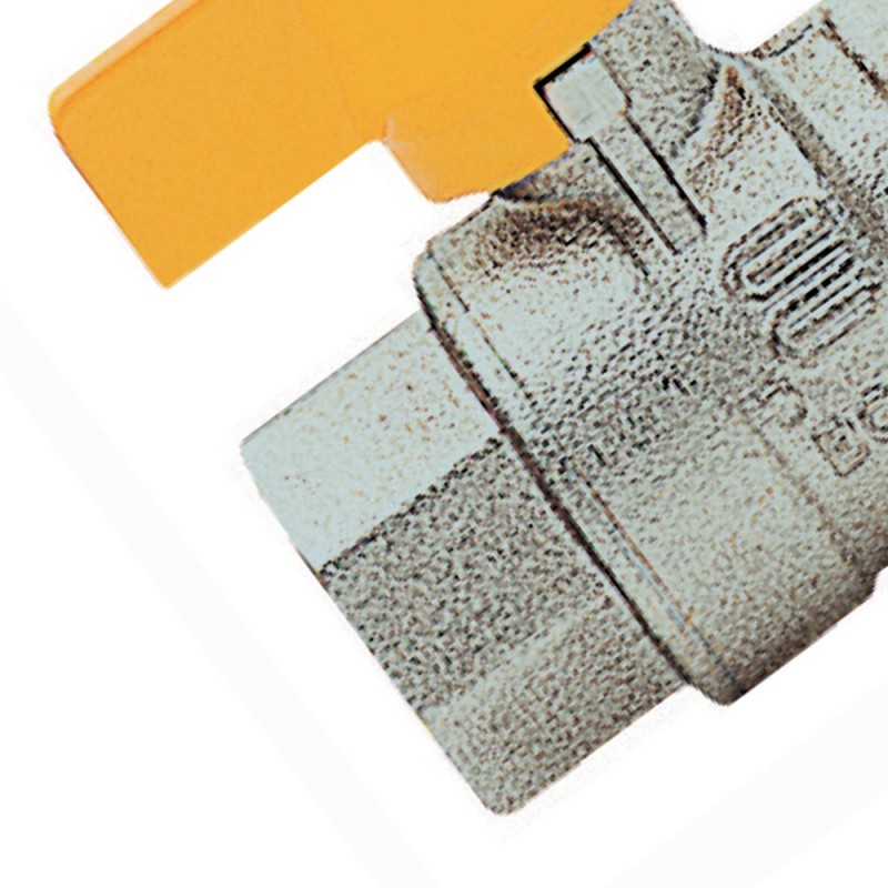 Rubinetto a sfera per gas, ff, con leva alluminio Idrobric SMK-K0354XX