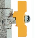 Rubinetto a sfera per gas, ff, con leva alluminio Idrobric SMK-K0354XX