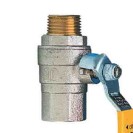 Valvola a sfera per gas mf con leva acciaio Idrobric SACGAS006XVG