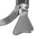 Kit di 2 fascette a farfalla in acciaio Idrobric K0458XX