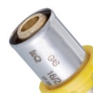 Raccordo diritto intermedio a pressare per multistrato gas Idrobric SACGAS00XXRI