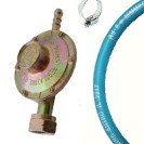 Kit tubo gas d 8x13, lunghezza tubo 150 cm imq con regolatore di flusso e fascette Idrobric SACTUB0001GA