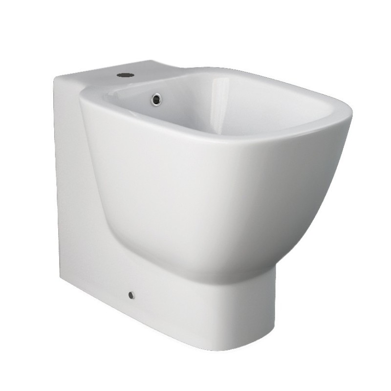 Bidet serie one filo muro color bianco Rak Ceramics 181-L300-R