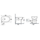 Bidet serie morning Rak Ceramics 181-R300-R