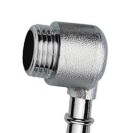 Portagomma a squadra per gas gpl maschio Idrobric SACRAC0402SQ