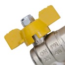Rubinetto a sfera femminaa squadra con farfalla Idrobric SACGAS0065RG